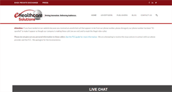 Desktop Screenshot of ehealthcaresolutions.com
