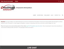 Tablet Screenshot of ehealthcaresolutions.com